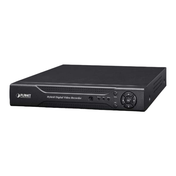 Planet Networking & Communication HDVR-435 User Manual