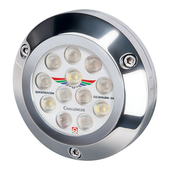 Quick QCC CLG30 RGBW Manual Of Use And Maintenance