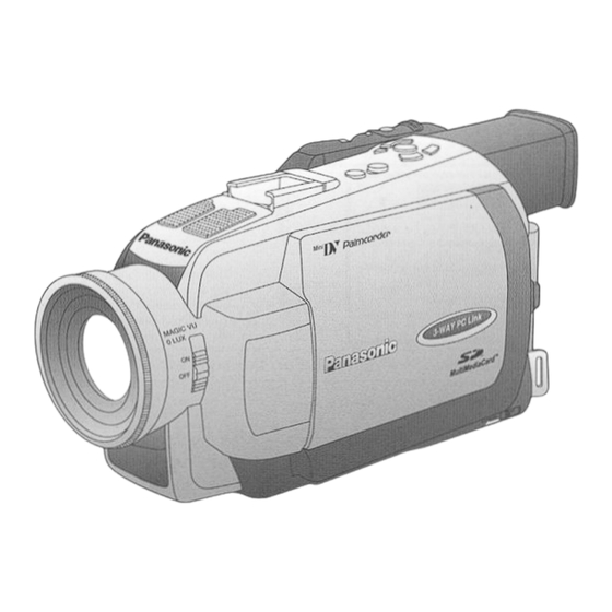 Panasonic Palmcorder PV-DV701 Operating Manual