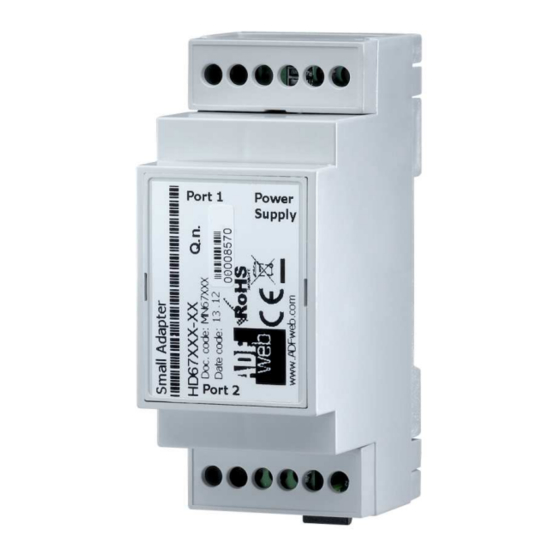 ADF Web HD67948-2-A1 User Manual