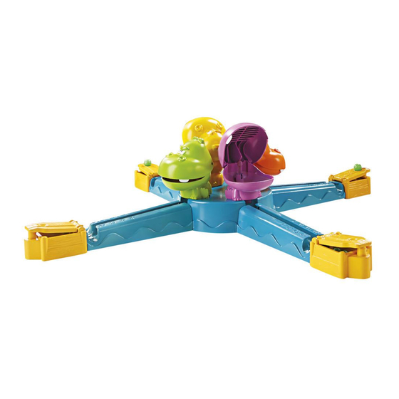Hasbro Gaming Hungry Hungry Hippos Launchers Quick Start Manual