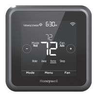 Honeywell Home T5+ Quick Install Manual