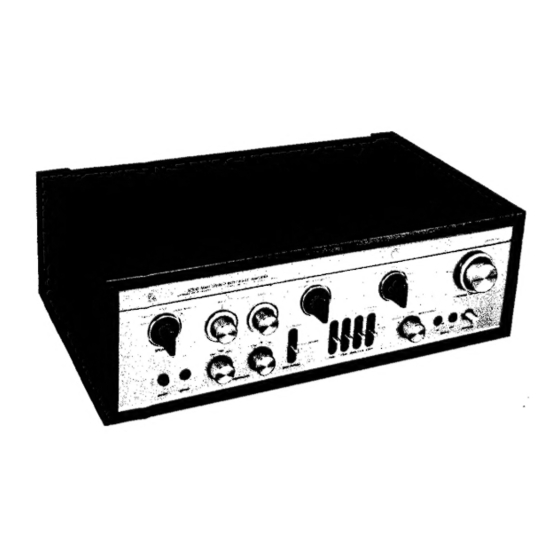 Luxman 308 Operation Manual