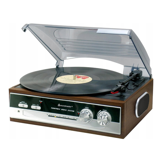SOUNDMASTER PL-186 Manual