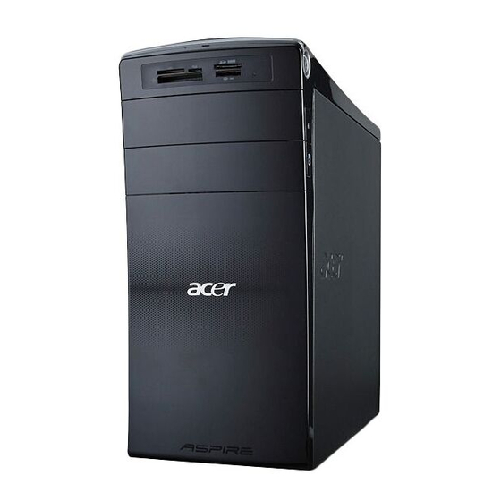 Acer Aspire M3420 Manuals