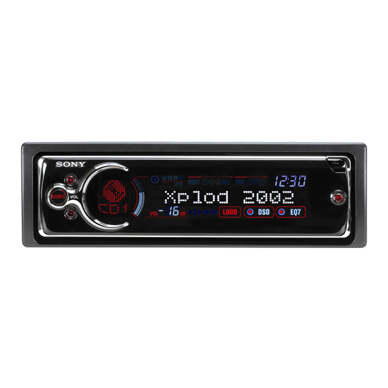 Sony CDX-CA900 Service Manual