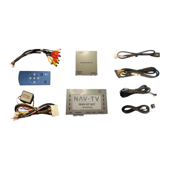 Nav TV MAS-GT NTV-KIT423 User Manual