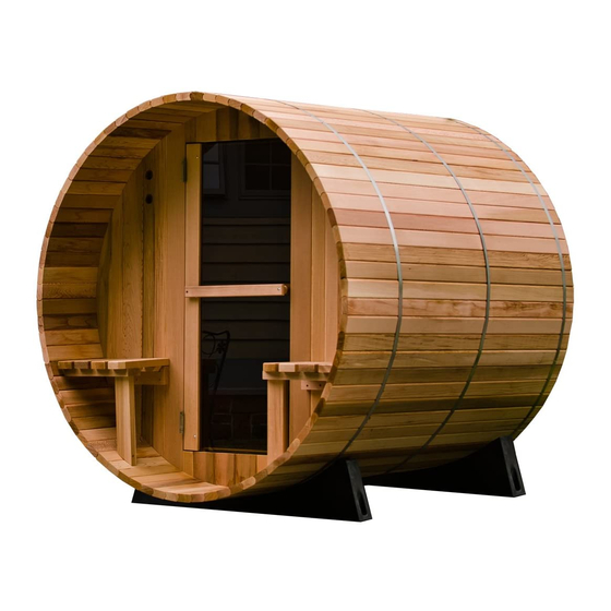 Almost Heaven Saunas Standard Barrel Installation And Owner's Manual