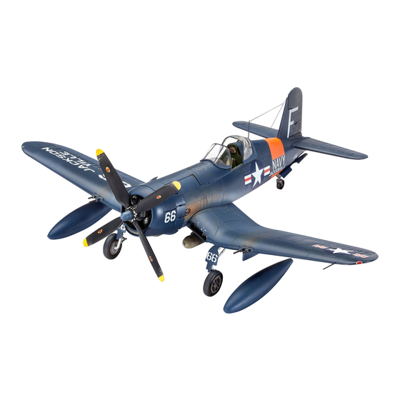 REVELL CORSAIR F4U-4 Manual