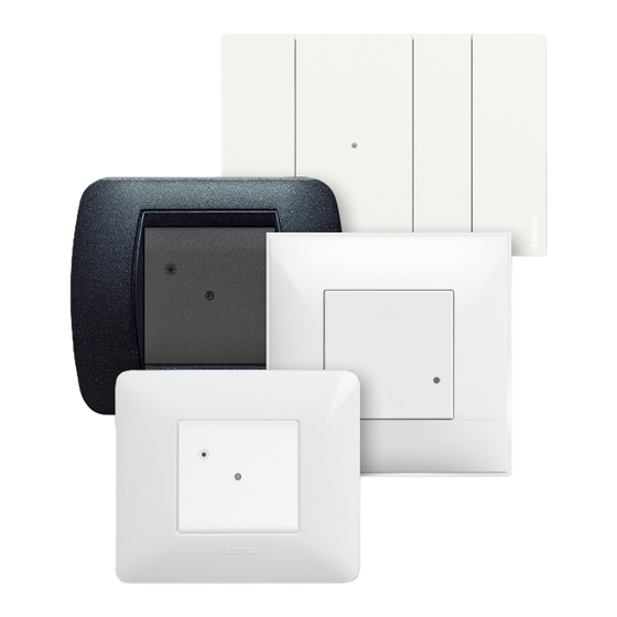 Bticino N4510C Installation Manual