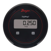 Dwyer Instruments DM DigiMag Series Installation And Operating Instructions