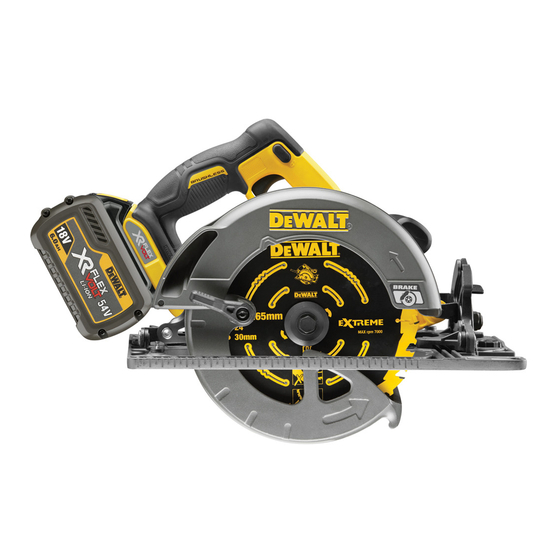 DeWalt XR Flexvolt DCS576 Manual