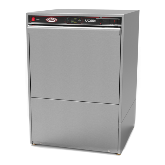 CMA Dishmachines UC65e M3 Installation & Operation Manual