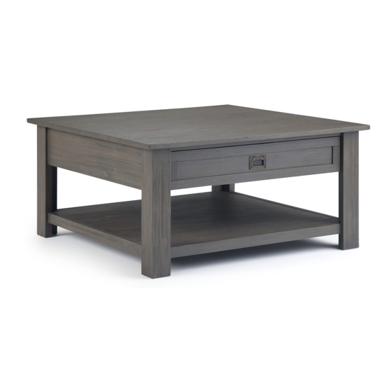 SIMPLIHOME Brooklyn+Max WyndenHall AXCMON-02-FG Manual