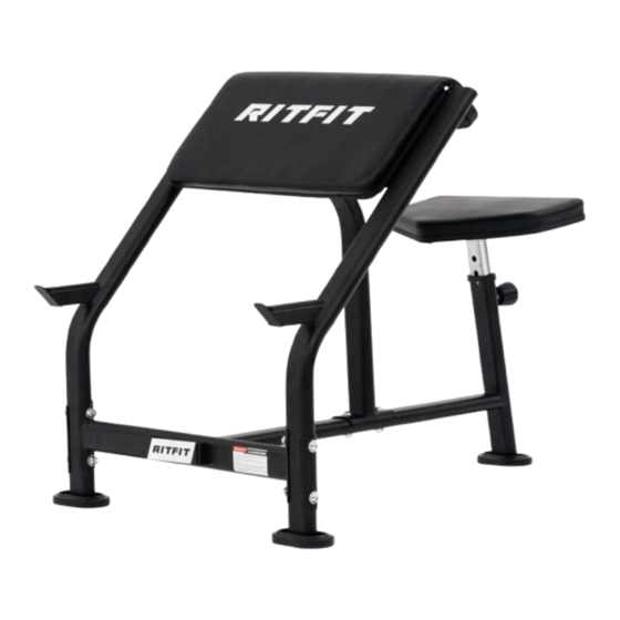 RITFIT PCB01 Owner's Manual & Assembly Instructions