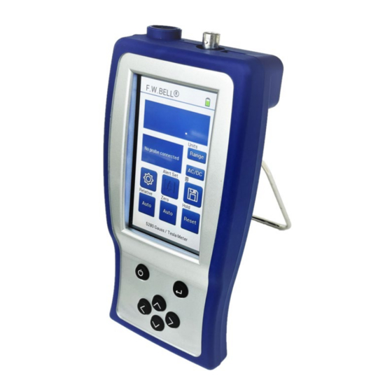 User Manuals: F.W. Bell 5200 Series Handheld Gaussmeter