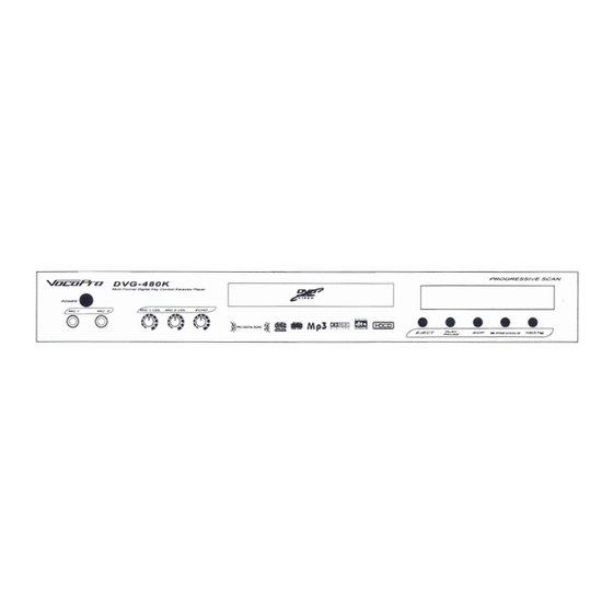 VocoPro DVG-480K User Manual