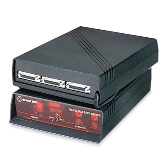 Black Box sW901aE Manual