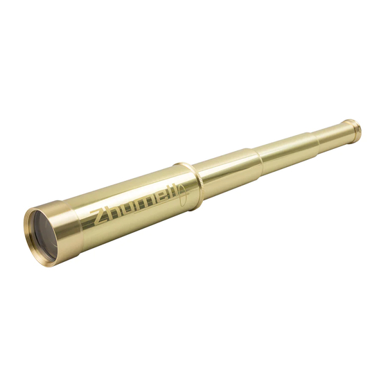 Zhumell PIRATE SPYGLASS Owner's Manual