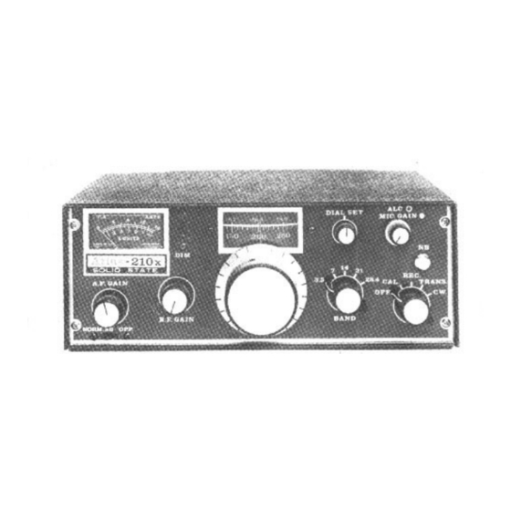 Atlas 210x Installation, Operation And Maintenance Manual