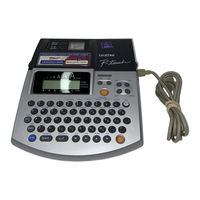 Brother P-touch 2600 User Manual
