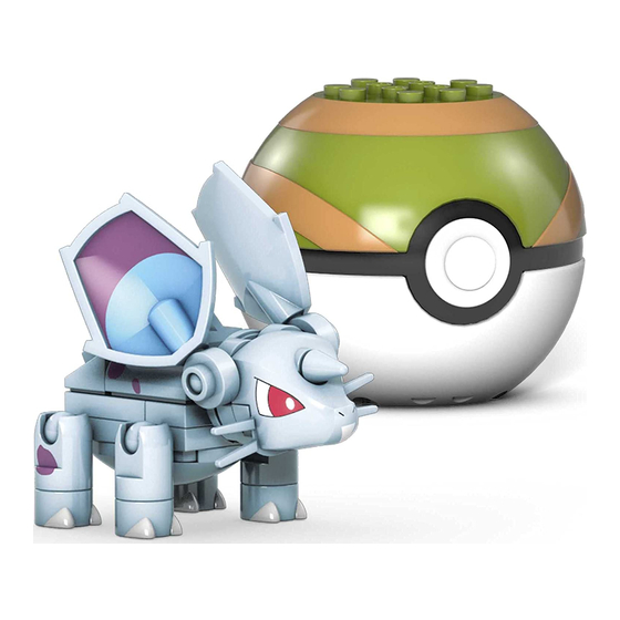 Mega Construx POKEMON WONDER BUILDERS NIDORAN GMD23 Manual
