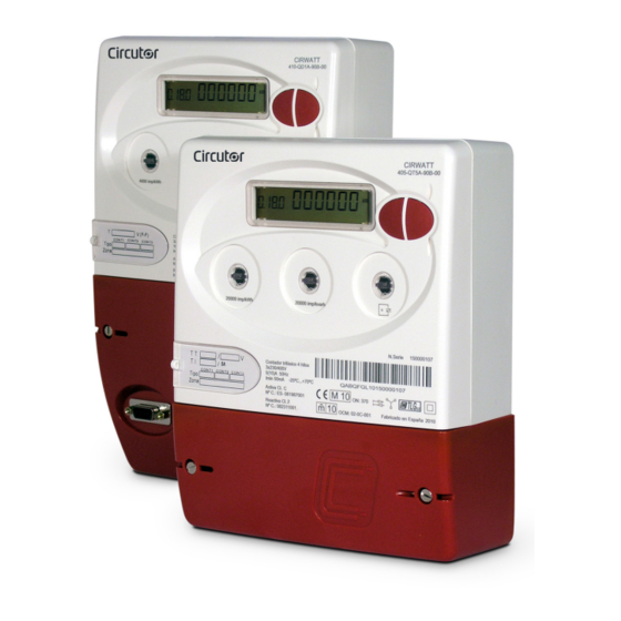 Circutor CIRWATT B 400 Instruction Manual