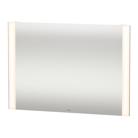 DURAVIT LM 7877 Mounting Instructions