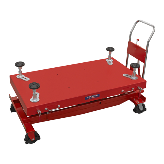 Sealey EVBT1000 Manual