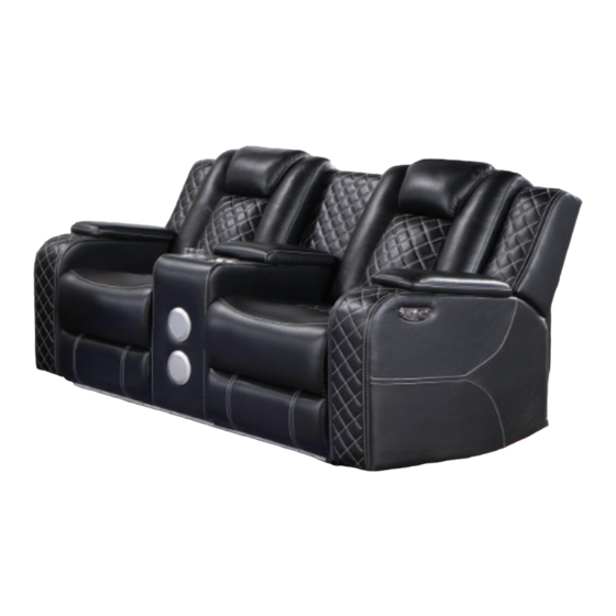Homelegance SH8895BLK-2 Assembly Instructions