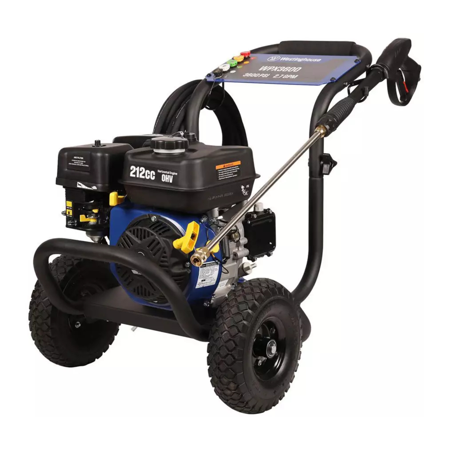 Westinghouse WPX3600, WPX3800, WPX4400 - Pressure Washer Manual