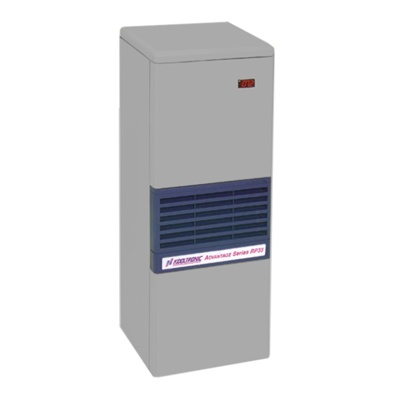 Kooltronic ADVANTAGE KA4C2RP33R Operator's Manual
