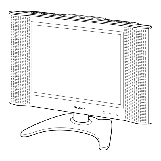 Sharp Aquos LC-20B4M LCD TV Manuals