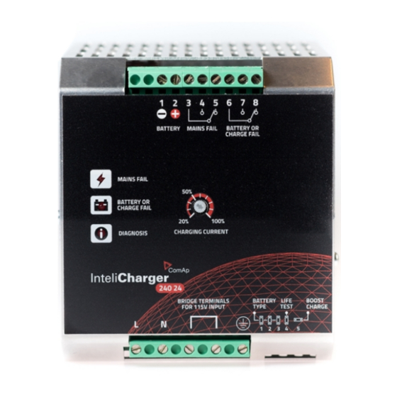 ComAp InteliCharger 240 24 Reference Manual