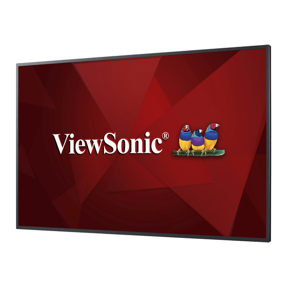 ViewSonic CDE6510 Manuals