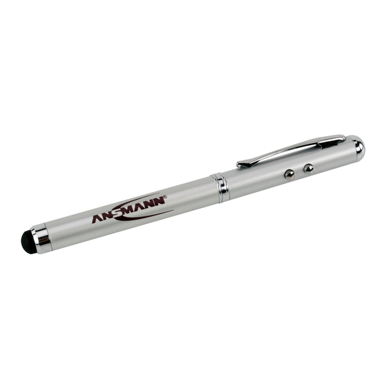 ANSMANN STYLUS TOUCH 4IN1 Instruction Manual