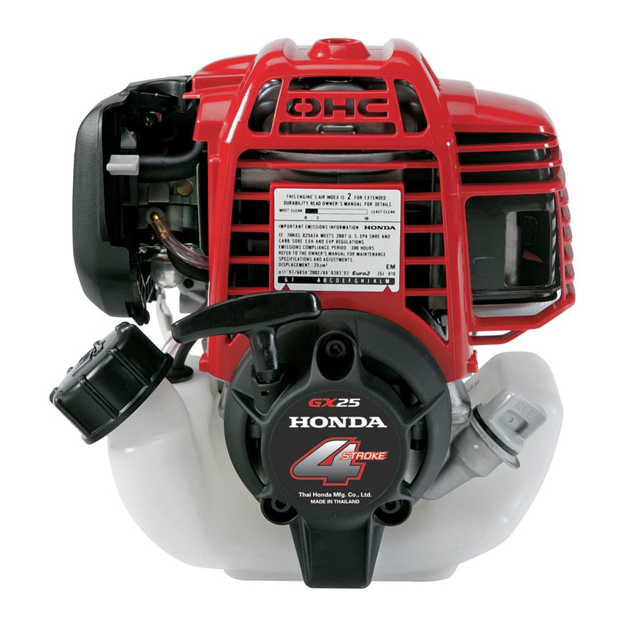 Honda GX25 Owner's Manual