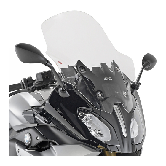 MRA BMW R1200RS Mounting Instructions