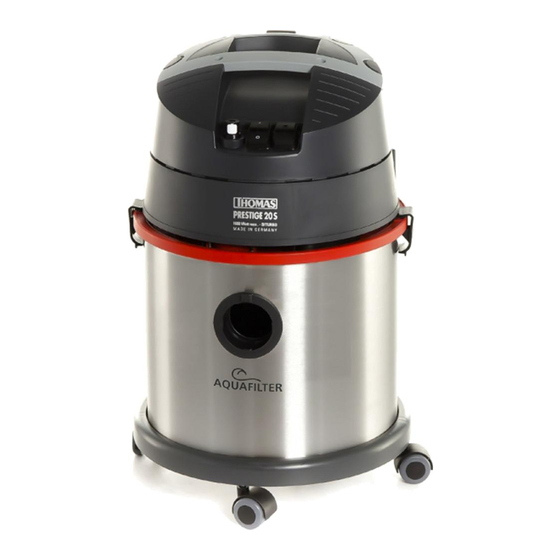 Thomas PRESTIGE 20 S AQUAFILTER Instructions For Use Manual