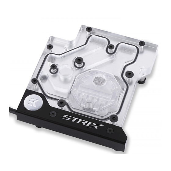 ekwb EK-FB ASUS Z270I/Z370I Strix Monoblock Installation Manual