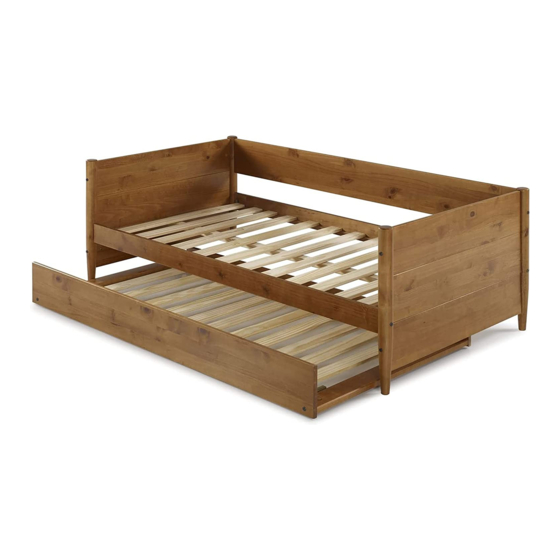 Camaflexi Mid Century Modern DayBed-Twin Size Assembly Manual