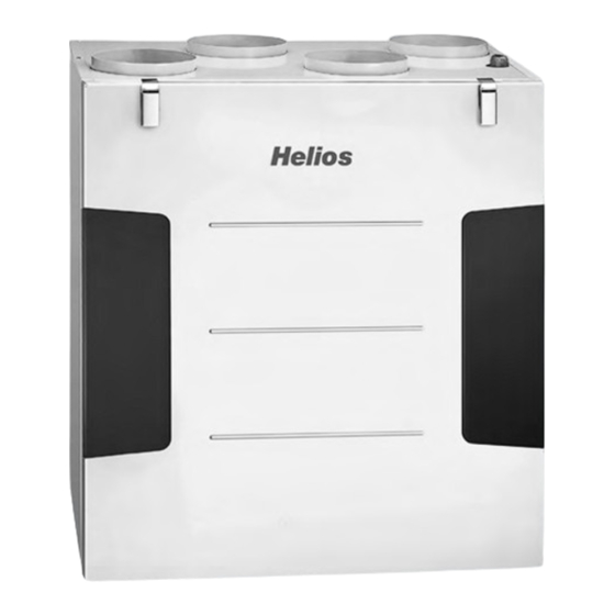 Helios easyControls 3.0 KWL 200 W Manuals