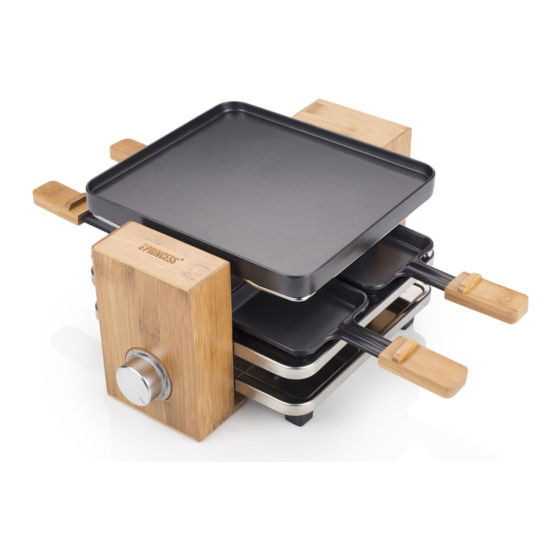 Princess Raclette Pure 4 Manuals