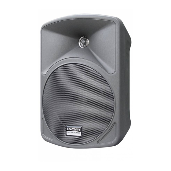 KAM SOUNDFORCE6 Instruction Manual