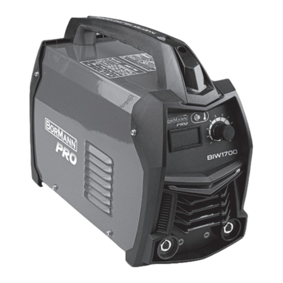 BorMann Pro BIW1700 Manual