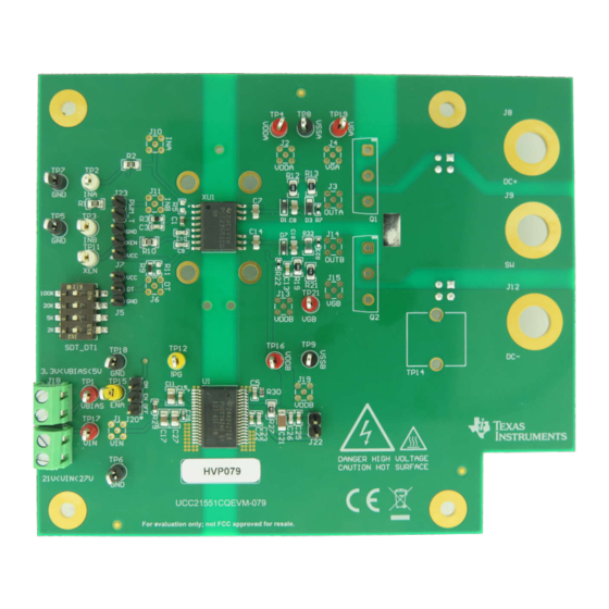 Texas Instruments UCC21551CQEVM-079 User Manual