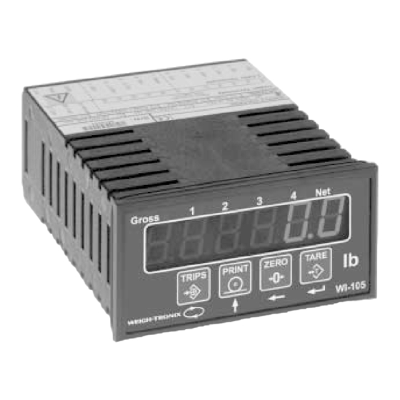 Avery Weigh-Tronix WI-105 Service Manual