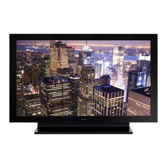 Pioneer PRO-101FD - Elite&#174; Signature Series 50" Plasma TV Operating Instructions Manual