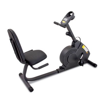 Weslo recumbent bike manual sale