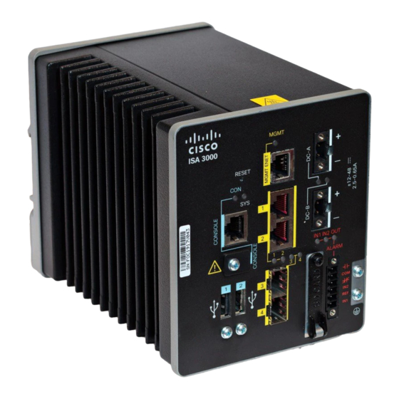 Cisco ISA 3000 Manuals